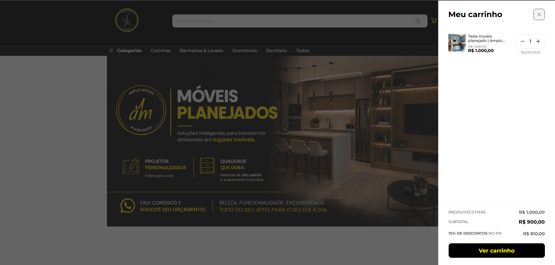 Amplo PLanejados | E-commerce